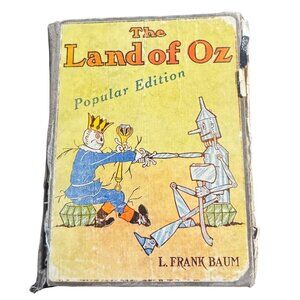 Antique The Land Of Oz Book Popular Edition By L. Frank Baum 1902 Hardcover
